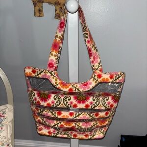 Vera Bradley Tote Bag. FOLKLORIC  plastic bag